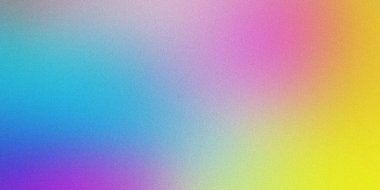 Gökkuşağı gradyan arka planı. Mavi, mor, pembe ve sarı tonlara sahip soyut renkli arkaplan. Modern tasarımlar için mükemmel..