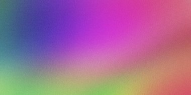 Gökkuşağı gradyan arka planı. Mor, pembe ve yeşilin yumuşak, bulanık tonlarıyla soyut renkli arkaplan. Web sitesi afişleri, sosyal medya paylaşımları ve sunumlar için ideal.