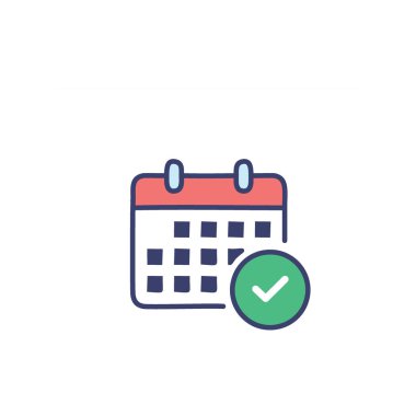 Takvim onaylandı. Program tamamlandı, randevu onaylandı, süre doldu.