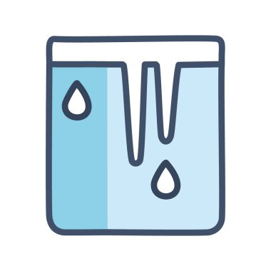 Buzlar camda eriyor. Donmuş suyun eriyip bir bardağa damlaması değişimi ve geçişi temsil ediyor..