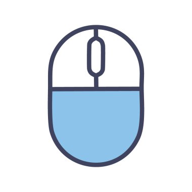 Bilgisayar faresi simgesi. Standart bir fare tasarımı tasvir eden basit bir bilgisayar fare simgesi. Web siteleri, uygulamalar veya sunumlar için bu simgeyi kullanın.