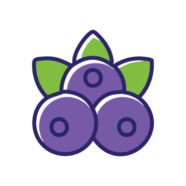 Yapraklı yabanmersini. Yeşil yapraklı üç yabanmersini, tazeliği ve sağlık faydalarını simgeliyor..