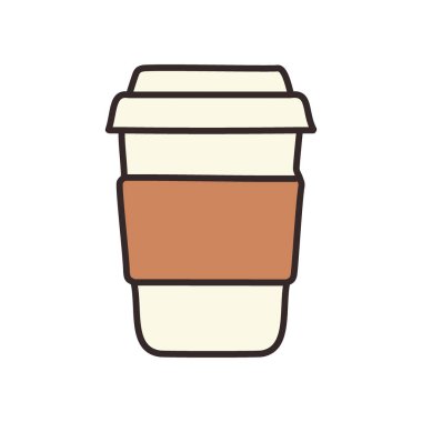 Kahve fincanı ikonu. Basit, modern bir kahve fincanı tasviri. Web siteleri ve uygulamalar için mükemmel..