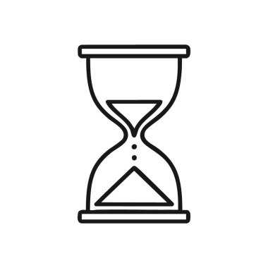 Kum Saati İkon 'u Geçiyor. Bu minimalist grafik klasik bir kum saati tasvir ediyor. Anların sabit akışını temsil ediyor. Bitiş tarihleri, süreleri ve değerliliğini hatırlatıyor..