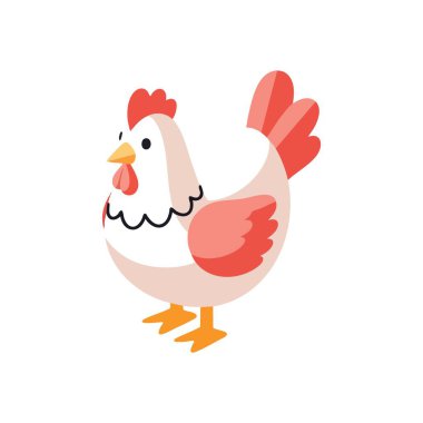 Şirin Çiftlik Tavuğu Çizimi. Bu büyüleyici sanat eserinde simsiyah bir arka planda stilize edilmiş bir kuş var. Zevkli görünüşü sıcaklığı ve sadeliği yansıtıyor..