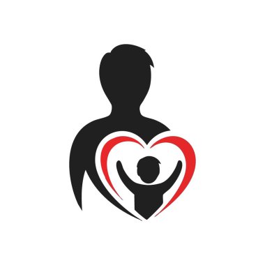 Ebeveyn sevgisi ve çocuk koruması. Bu anımsatıcı siluet, bir ebeveynin yavrularına duyduğu sevgiyi tasvir ediyor. Derin sevgiyi, sıcaklığı ve aile bağlarını sembolize eder..