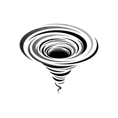 Dinamik Gri Girdap Özeti. Bu enerjik monokromatik tasarım güçlü bir girdap gösteriyor. Modern kavramlar için ideal hareket, gizem ve konsantre enerjiyi sembolize eder..