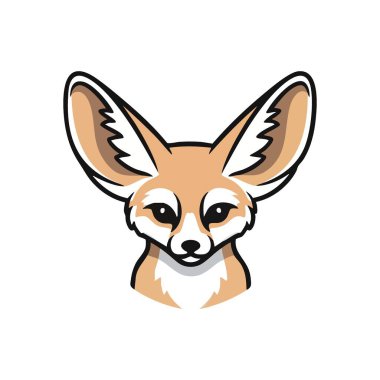 Fennec Fox Dijital Sanatlar Müdürü. Çöl tilkisinin büyüleyici grafik tasviri, damgalamak için ideal. Büyük kulakları keskin farkındalığı ve cazibeyi sembolize eder. Temiz vektör biçimi.