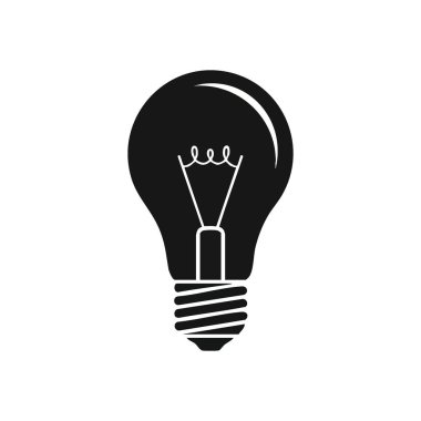 Gerçekleşmemiş Lamba Simgesi. Koyu renkli bir elektrik ampulünün minimalist bir temsili. Pasif potansiyeli, biçimsiz bir kavramı ya da aydınlanmayı bekleyen parlak bir çözümü sembolize eder..