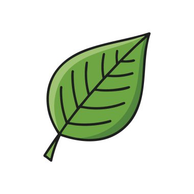 Taze Doğal Yeşil Yaprak Sanatı. Bu canlı zümrüt botanik grafik yaşamı, yenilenmeyi ve ekolojik bilinci simgeliyor. Organik ve çevresel temalar için ideal.