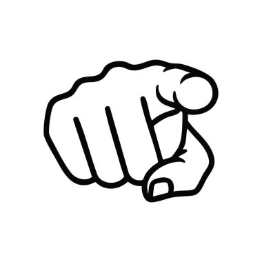 Doğrudan Parmak Hareketi 'ni göster. Belirgin bir şekilde beyaz bir kol illüstrasyonu öne çıkıyor ve bir basamak ileri uzanıyor. Bu güçlü resim seçimi, komutu veya kişisel adresi iletir.