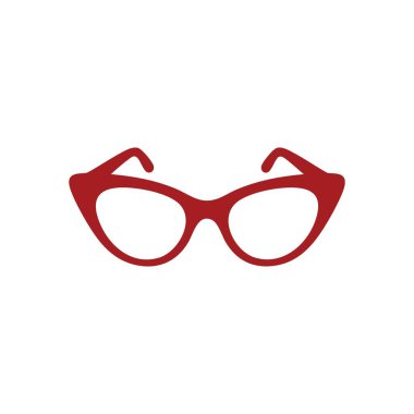 Şık Kırmızı Kedi Gözlüğü. Zarif kırmızı göz giysisi klasik bir aksesuar klasik klasik çekiciliği ve sofistike görünüşü simgeliyor. Moda, tasarım veya retro temaları için mükemmel.