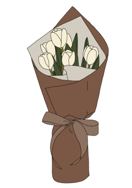 çiçek buketi illüstrasyon png biçimi