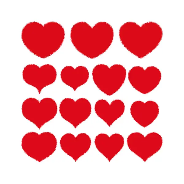 Kalp Şekli Simgesi, Romantik Kalp Vektör Sanatı, Beyaz Arkaplanda Aşk Simgesi Resimleri.