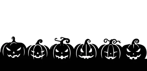 Cadılar Bayramı Dehşeti Balkabağı Siluet Vektörü Tanımlama 