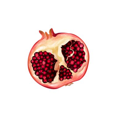 Gerçekçi Sarı Domates illüstrasyonu 