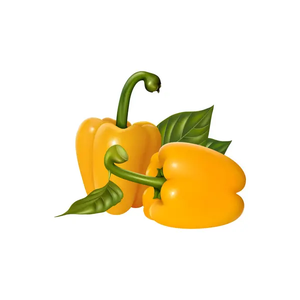 Gerçekçi Sarı Çan Biberi