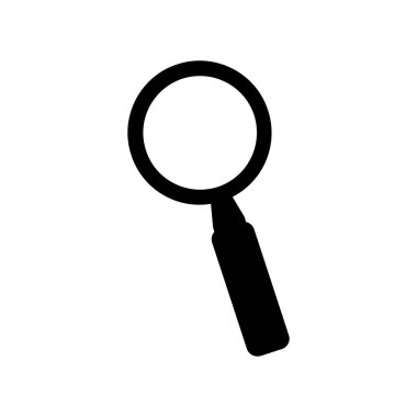 Basit bir Büyüteç Cam Düz Simge Vektör ResmiComment.