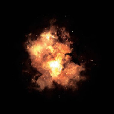 Şiddetli Alevler ve Dinamik Patlama Efektiyle Ateş Bombası Patlaması