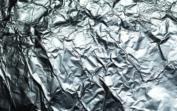 Lüks ve Moda Tasarımları İçin Parlak Gümüş Metalik folyo dokusu