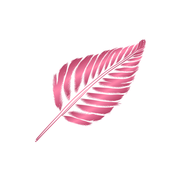 Açık Hava Sanatsal Tasarımı için Pembe Tüy Simgesi