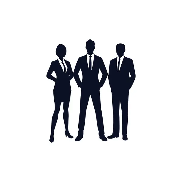 iş kişi ayakta siluet