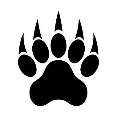 Grizzly Paw Vektör Sanatı, Simgeler ve Grafik Sanatı & İllüstrasyonu