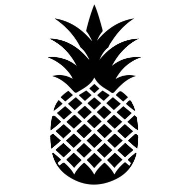 Ananas Silueti Resim Çizimi
