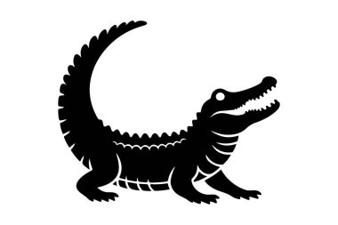 Timsah Silüeti Resimleri, Stok Fotoğrafları, 3B nesneler,