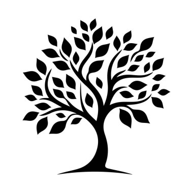 Ağacın vektör illüstrasyonu