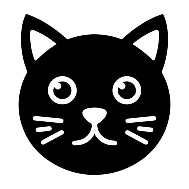 Kedi Surat. Basit illüstrasyon