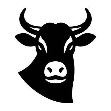 Boğa başlı simge, basit stil