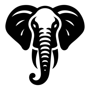 Bir filin vektör illüstrasyonu.