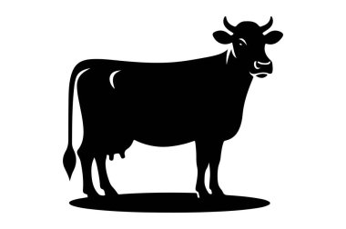 İnek simgesi, basit tarzı