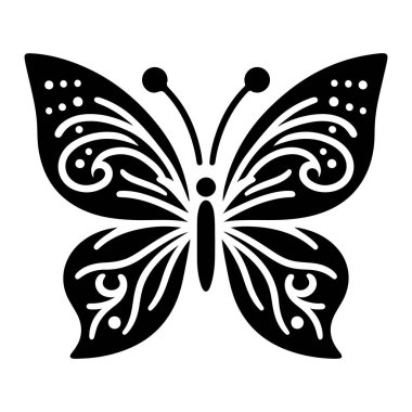 Kelebek vektör simge tasarlamak