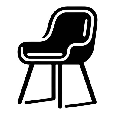 Koltuk. Web simgesi basit illüstrasyon