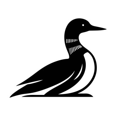 kuş simgesi, vektör illüstrasyonu