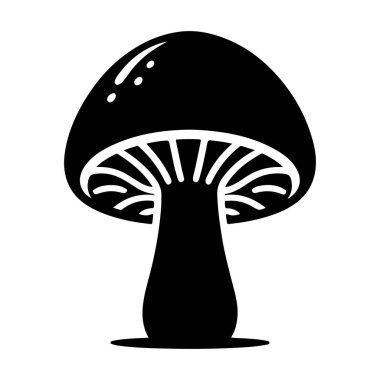 mushrooms. web icon simple illustration clipart