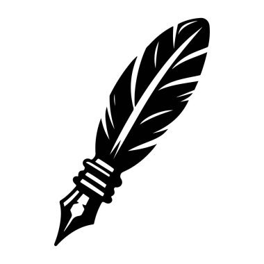 Amerikan ordu bıçak ikonu beyaz arka planda siyah tarzda izole edilmiş. Amerikan ordusu sembolü vektör illüstrasyonu