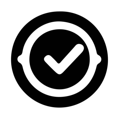 işaret simgesini işaretle, vektör illüstrasyonu