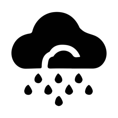 Bulut. Web simgesi basit tasarım