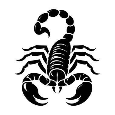 Akrep simgesi, vektör çizimi