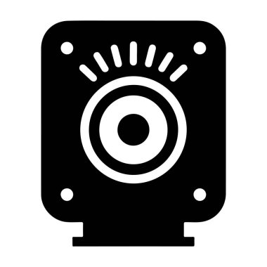 Kamera simgesi, vektör illüstrasyonu