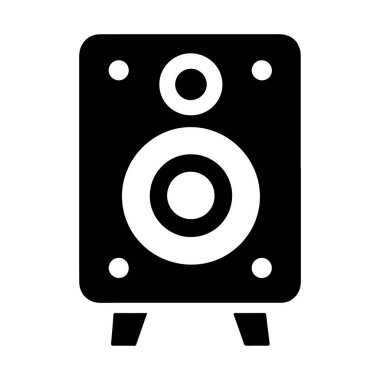 Moda Biçimli Sözcü Simgesi İzole Arkaplan