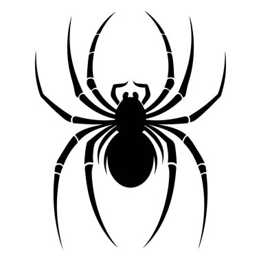 Örümcek ikonu vektör illüstrasyonu