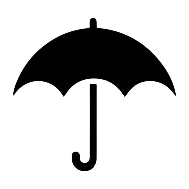 Şemsiye Düz Vektör Simgesi