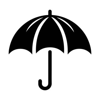 Şemsiye Düz Vektör Simgesi