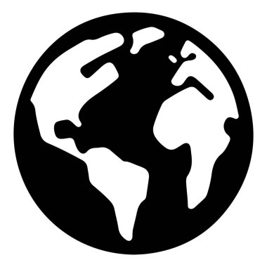 genel vektör glyph düz simgesi