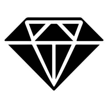Elmas ikonu. Web için elmas vektör simgelerinin özet çizimi