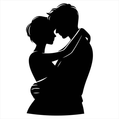 Beyaz arka planda kaç siluet vektör.